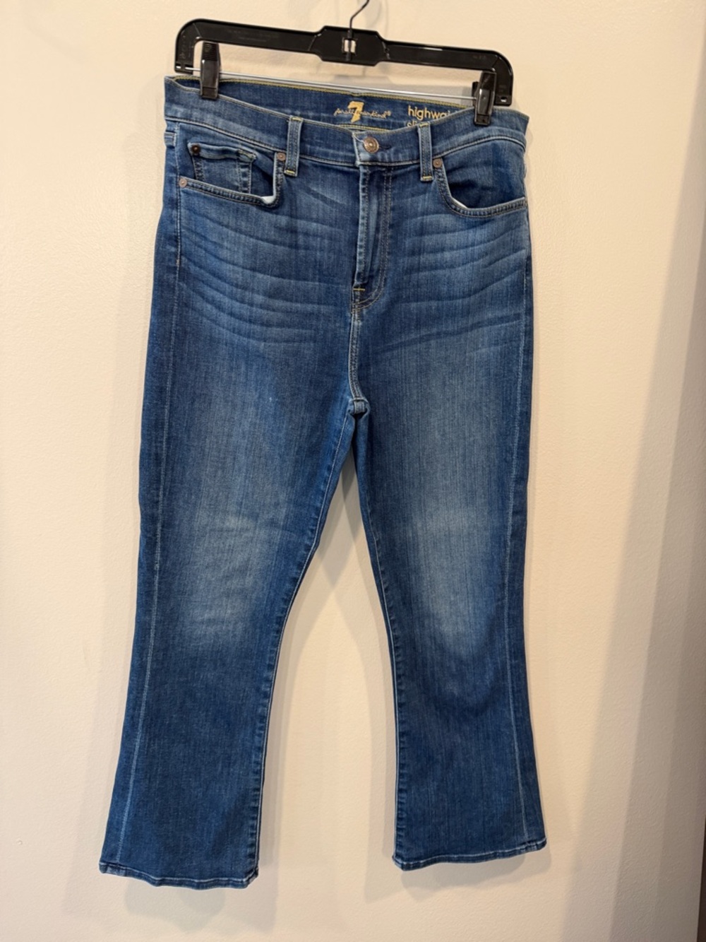 7 For All Mankind High Waist Slim Kick Jeans